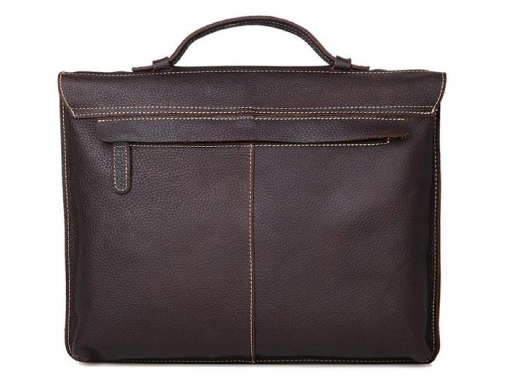 Качественная сумка-портфель мужская кожаная TIDING BAG 7090R - Фото № 5