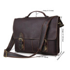 Качественная сумка-портфель мужская кожаная TIDING BAG 7090R - Фото № 106