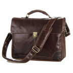 Мужской кожаный портфель с клапаном коричневый Tiding Bag 7091C - Фото № 100 Мужской кожаный портфель с клапаном коричневый Tiding Bag 7091C - Фото № 100