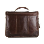 Мужской кожаный портфель с клапаном коричневый Tiding Bag 7091C - Фото № 105 Мужской кожаный портфель с клапаном коричневый Tiding Bag 7091C - Фото № 105