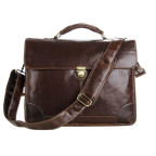 Мужской кожаный портфель с клапаном коричневый Tiding Bag 7091C - Фото № 106 Мужской кожаный портфель с клапаном коричневый Tiding Bag 7091C - Фото № 106