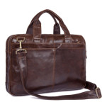 Винтажная мужская кожаная сумка для документов и ноутбука Tiding Bag 7092-3C - Фото № 100