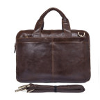 Винтажная мужская кожаная сумка для документов и ноутбука Tiding Bag 7092-3C - Фото № 101