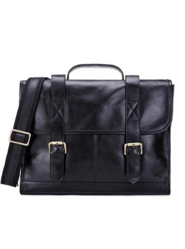 Мужской кожаный портфель TIDING BAG 7101A
