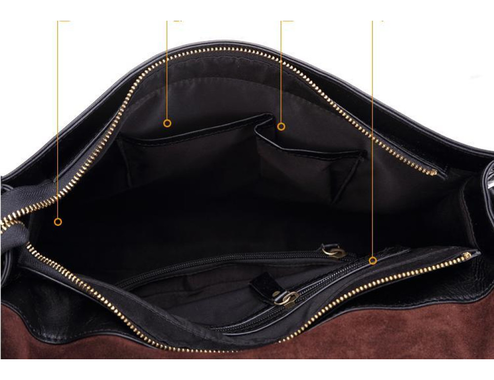 Чоловічий шкіряний портфель TIDING BAG 7101A - Фотографія № 5
