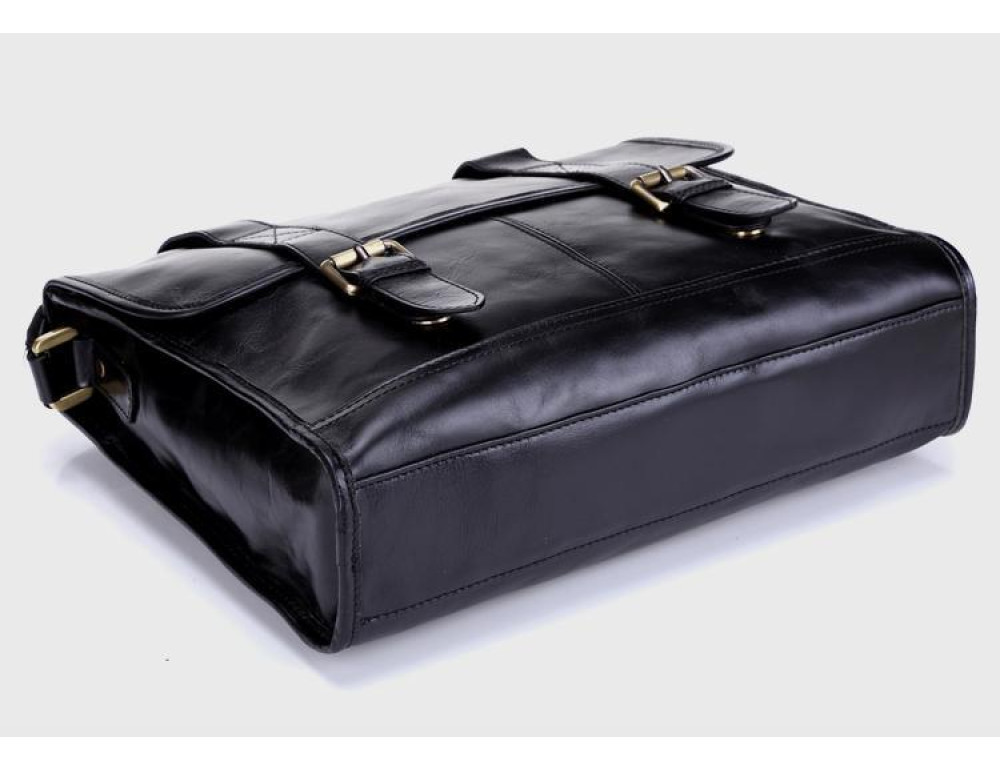 Чоловічий шкіряний портфель TIDING BAG 7101A - Фотографія № 9