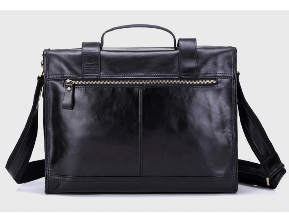 Чоловічий шкіряний портфель TIDING BAG 7101A - Фотографія № 10