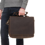 Сумка мужская кожаная через плечо для ноутбука Tiding Bag 7108R-1 - Фото № 111 Сумка мужская кожаная через плечо для ноутбука Tiding Bag 7108R-1 - Фото № 111