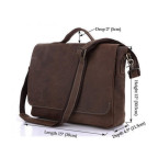 Сумка мужская кожаная через плечо для ноутбука Tiding Bag 7108R-1 - Фото № 105 Сумка мужская кожаная через плечо для ноутбука Tiding Bag 7108R-1 - Фото № 105