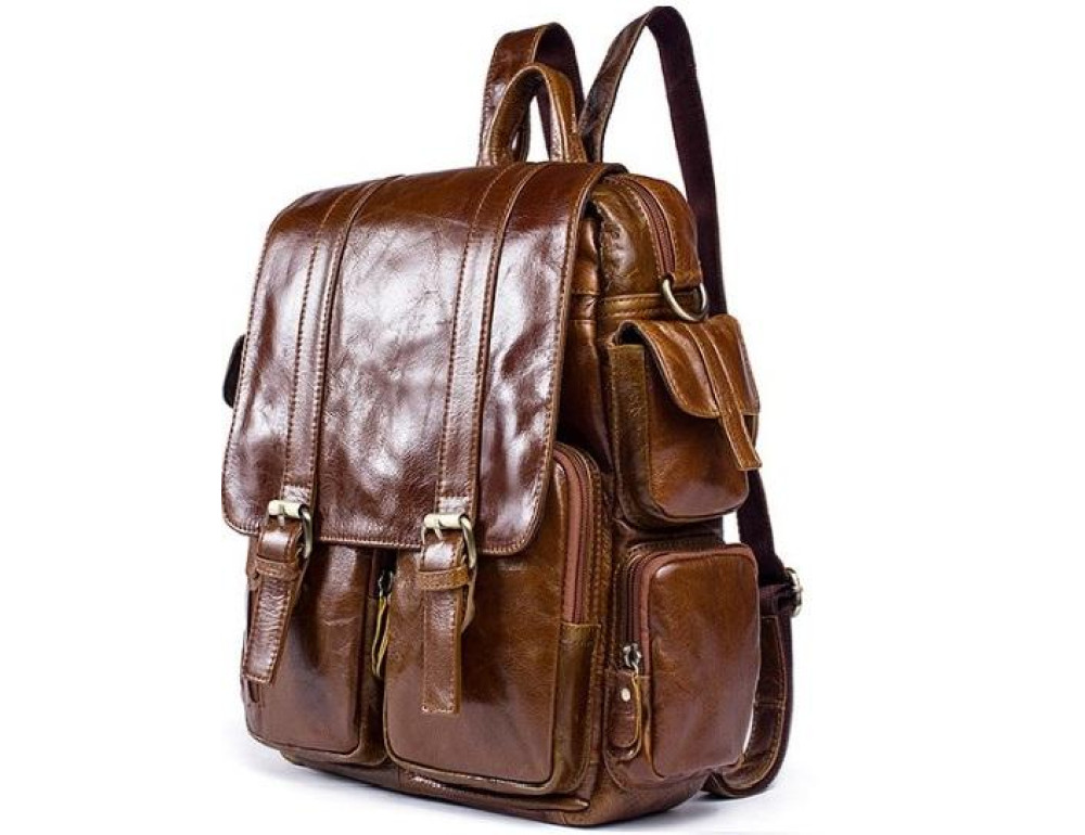 Рюкзак кожаный TIDING BAG 7123C - Фото № 1 Рюкзак кожаный TIDING BAG 7123C - Фото № 1