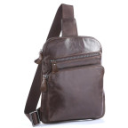 Мужской кожаный рюкзак-слинг на одно плечо Tiding Bag 7195C - Фото № 100