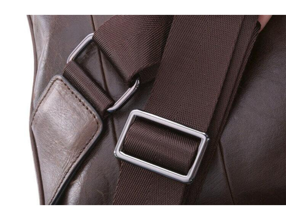 Мужской кожаный рюкзак-слинг на одно плечо Tiding Bag 7195C - Фото № 2