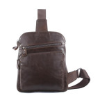 Мужской кожаный рюкзак-слинг на одно плечо Tiding Bag 7195C - Фото № 105