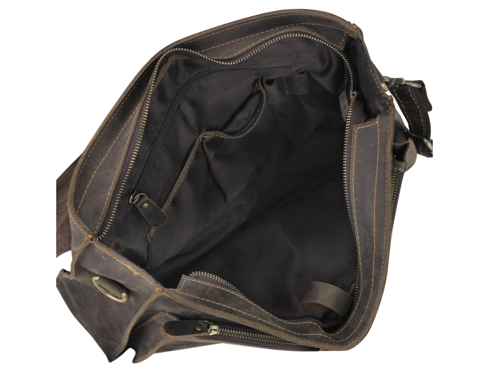 Портфель чоловічий шкіряний у вінтажному стилі Tiding Bag 7205R - Фотографія № 3