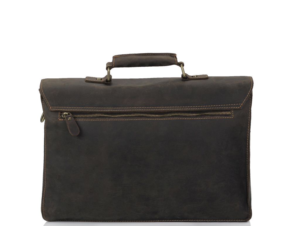 Портфель чоловічий шкіряний у вінтажному стилі Tiding Bag 7205R - Фотографія № 4
