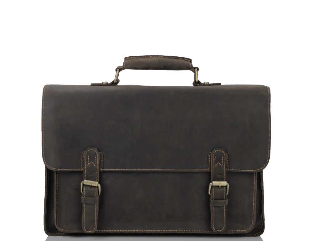 Портфель чоловічий шкіряний у вінтажному стилі Tiding Bag 7205R - Фотографія № 5