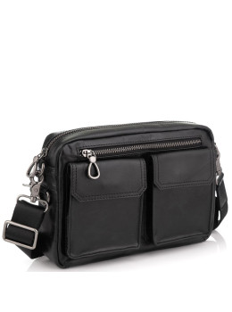 Горизонтальная сумка через плечо кожаная Tiding Bag 720A