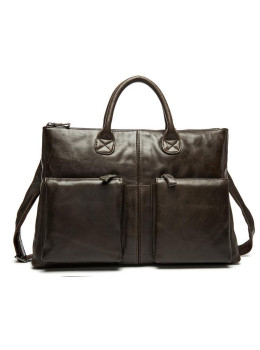 Чоловіча сумка А4 натуральна шкіра Tiding Bag 7241C