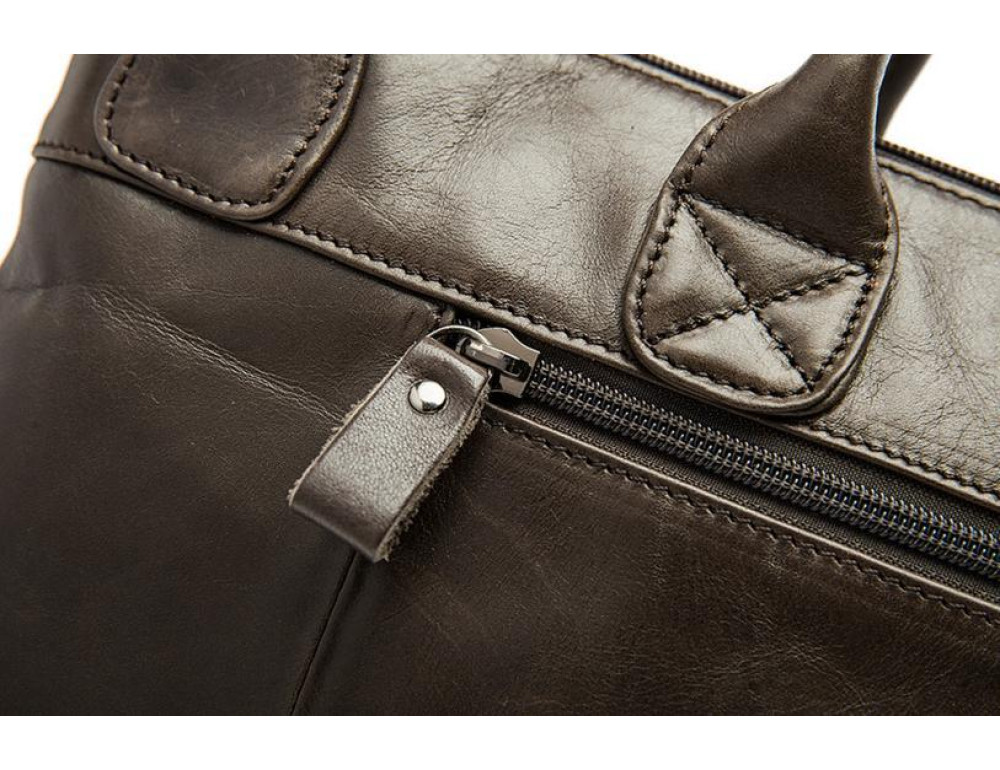 Чоловіча сумка А4 натуральна шкіра Tiding Bag 7241C - Фотографія № 3