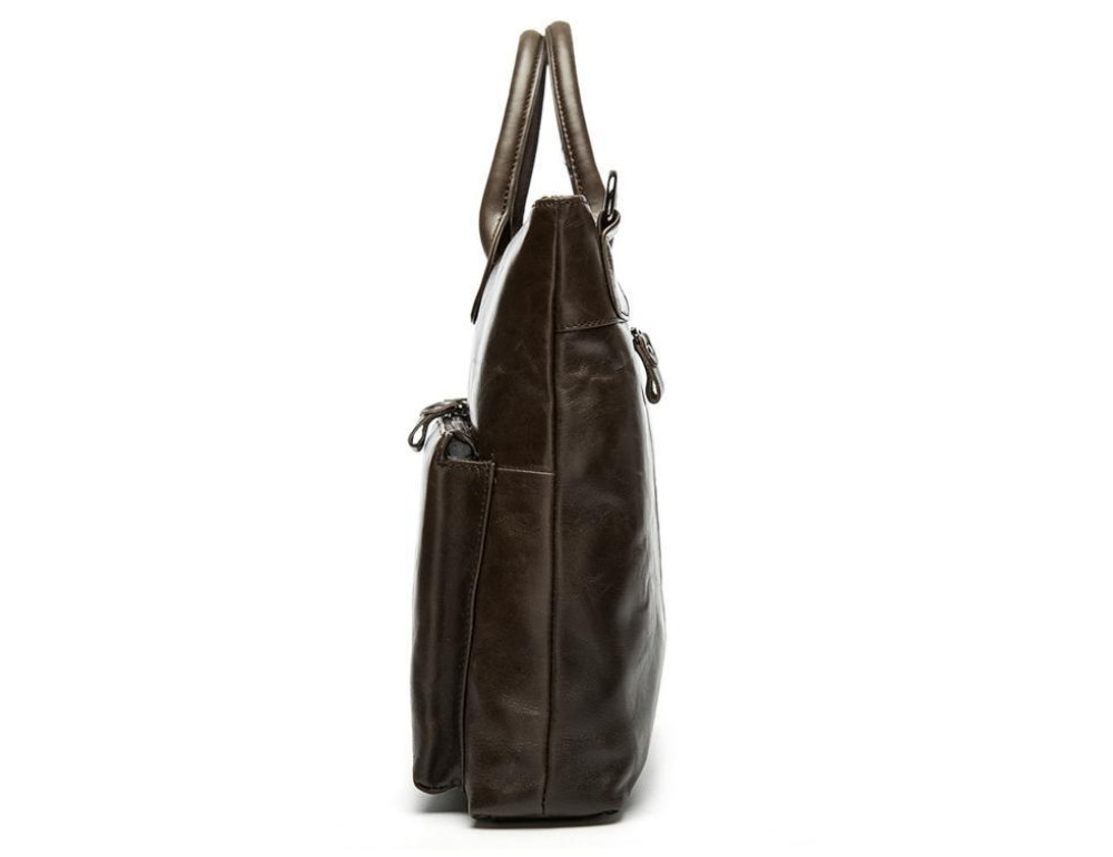 Чоловіча сумка А4 натуральна шкіра Tiding Bag 7241C - Фотографія № 8