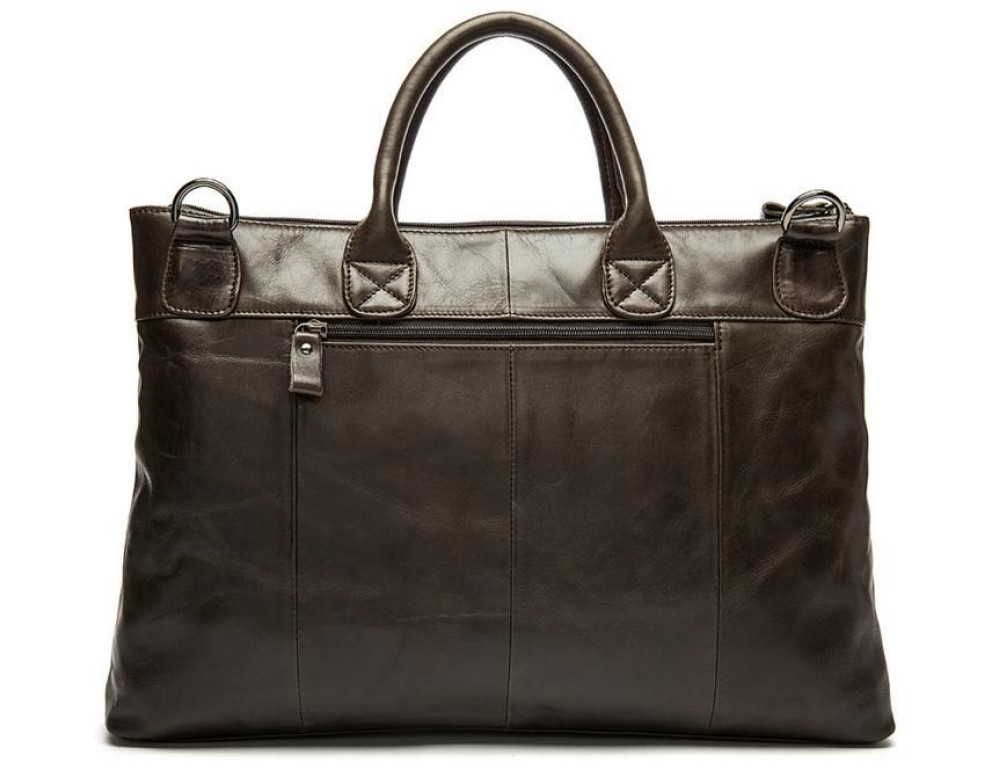 Чоловіча сумка А4 натуральна шкіра Tiding Bag 7241C - Фотографія № 9