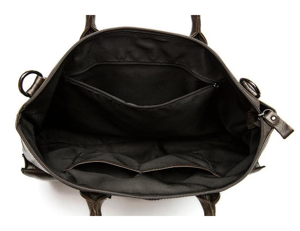 Чоловіча сумка А4 натуральна шкіра Tiding Bag 7241C - Фотографія № 10