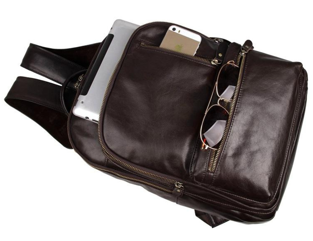 Рюкзак шкіряний TIDING BAG 7313Q - Фотографія № 8