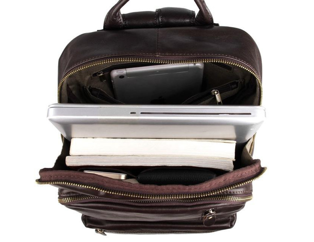 Рюкзак шкіряний TIDING BAG 7313Q - Фотографія № 9