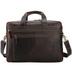 Вместительная мужская кожаная сумка с отделом для ноутбука 17 Tiding Bag 7319R - Фото № 109 Вместительная мужская кожаная сумка с отделом для ноутбука 17 Tiding Bag 7319R - Фото № 109