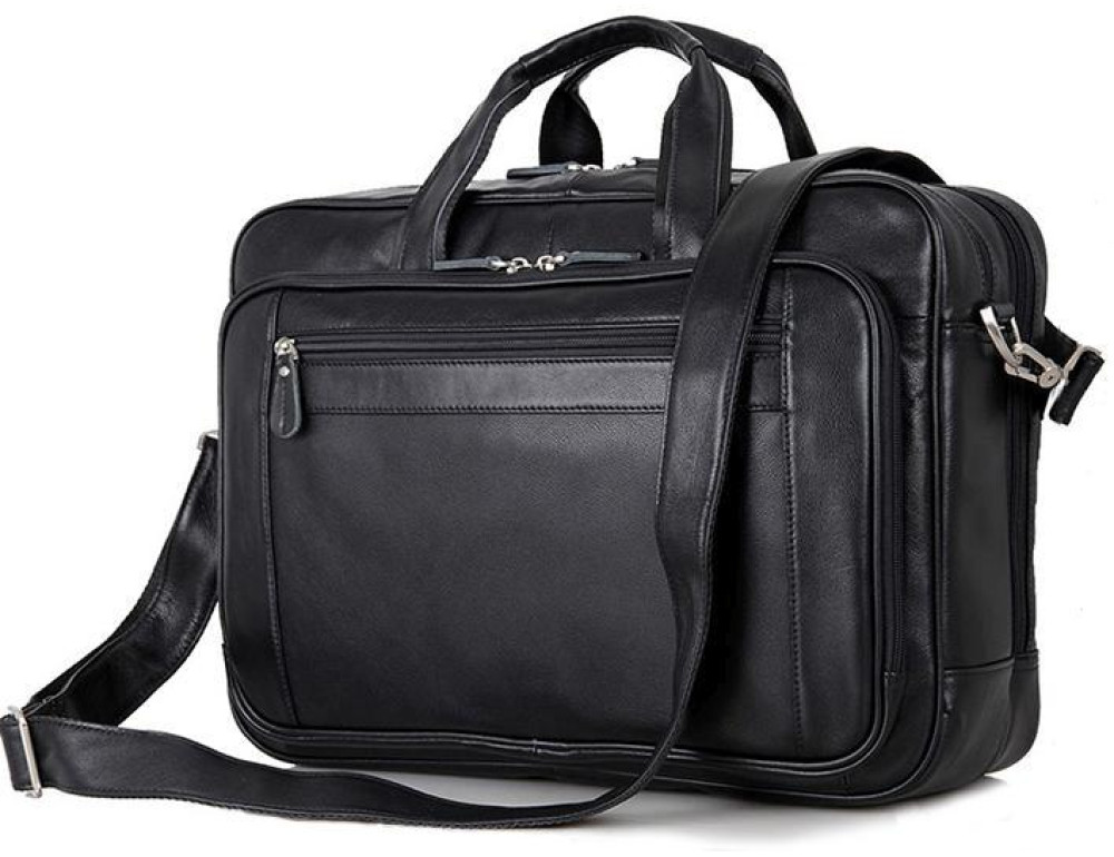 Мужская кожаная сумка-портфель для деловых поездок Tiding Bag 7367A - Фото № 1 Мужская кожаная сумка-портфель для деловых поездок Tiding Bag 7367A - Фото № 1