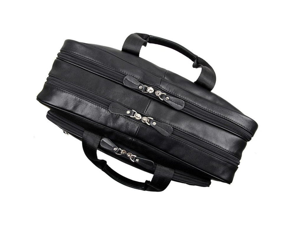 Мужская кожаная сумка-портфель для деловых поездок Tiding Bag 7367A - Фото № 11