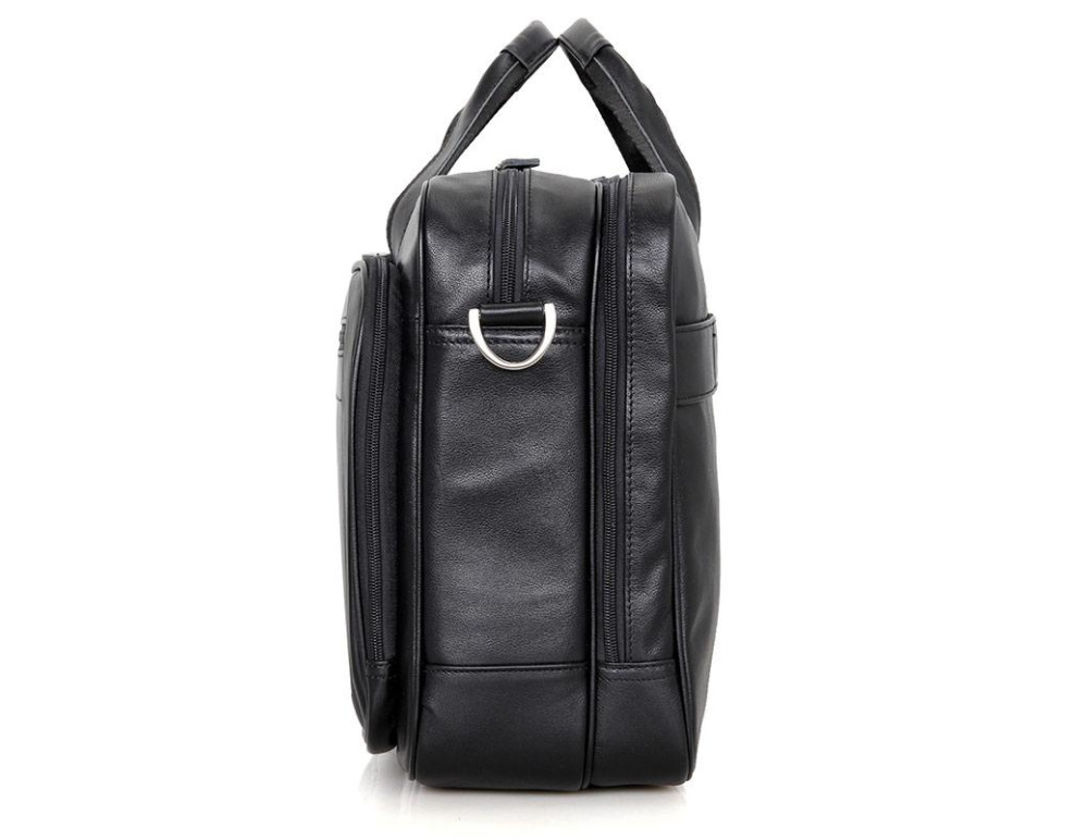Мужская кожаная сумка-портфель для деловых поездок Tiding Bag 7367A - Фото № 12