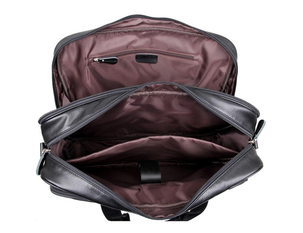 Мужская кожаная сумка-портфель для деловых поездок Tiding Bag 7367A - Фото № 7
