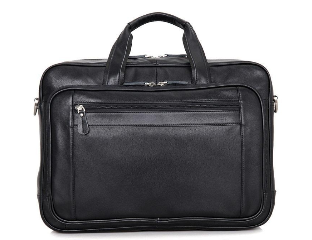 Мужская кожаная сумка-портфель для деловых поездок Tiding Bag 7367A - Фото № 9