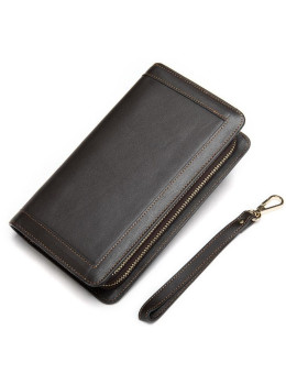 Клатч коричневый Tiding Bag 8023C