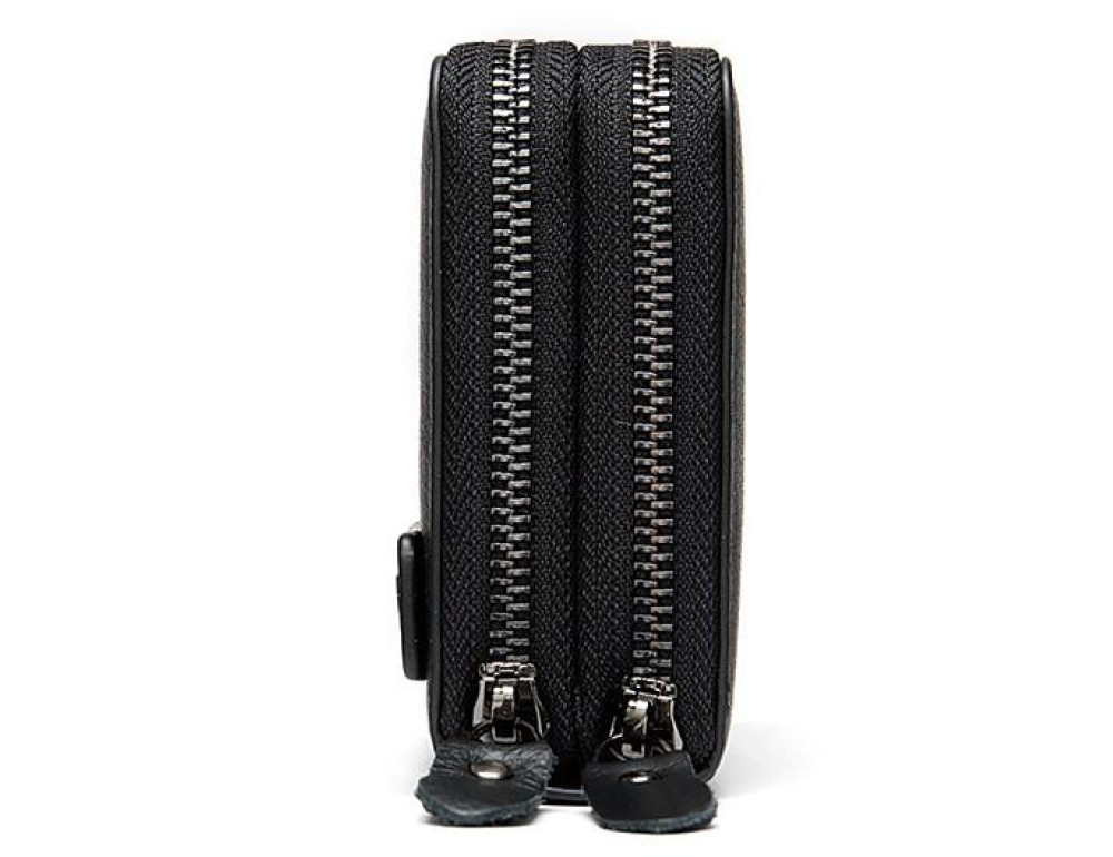 Чорний чоловічий клатч Tiding Bag 8025A - Фотографія № 3