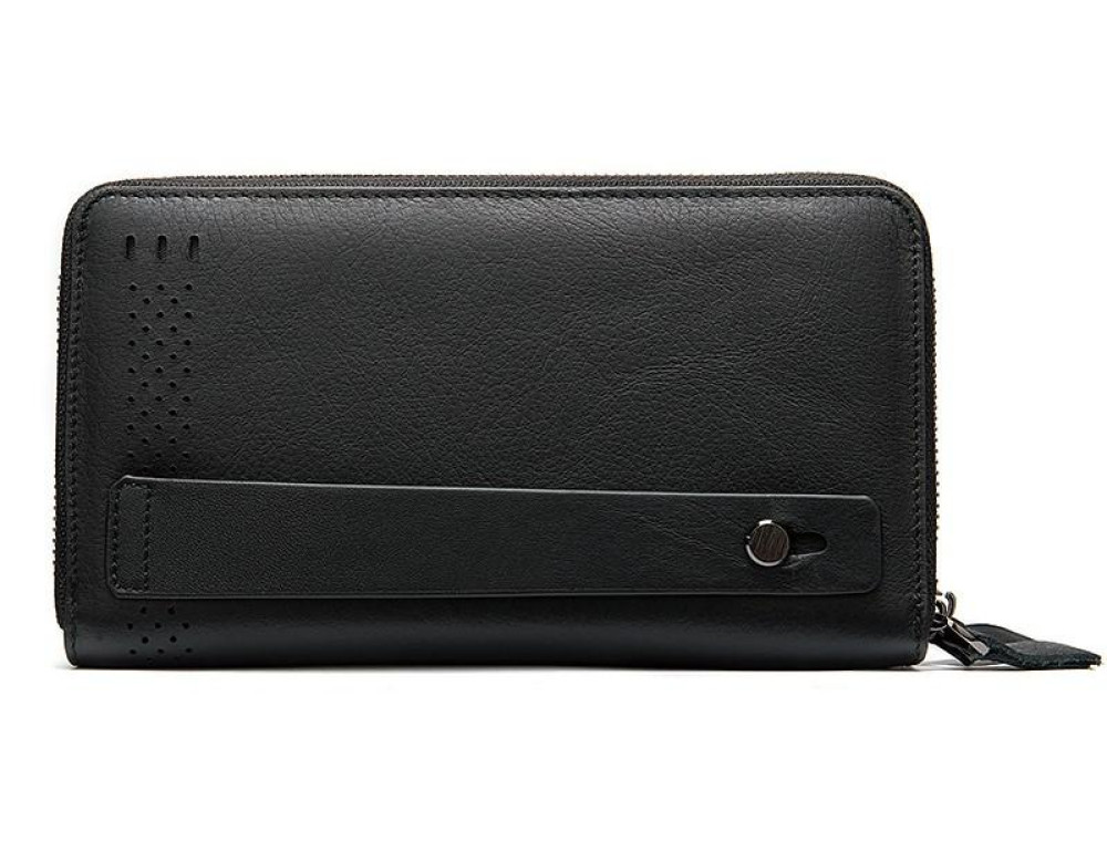 Чорний чоловічий клатч Tiding Bag 8025A - Фотографія № 5