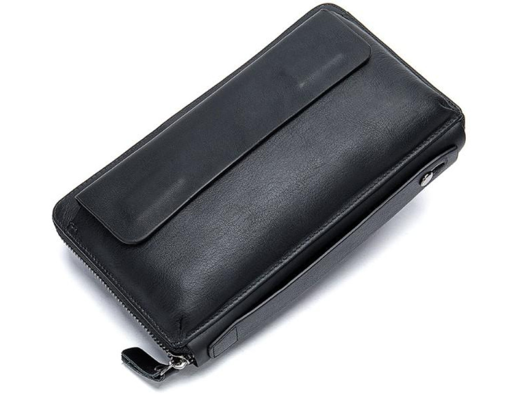 Клатч черный мужской Tiding Bag 8039A - Фото № 1 Клатч черный мужской Tiding Bag 8039A - Фото № 1