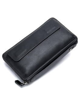 Клатч черный мужской Tiding Bag 8039A