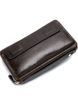 Клатч коричневий Tiding Bag 8039C
