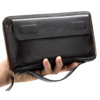 Клатч коричневый Tiding Bag 8039C - Фото № 101