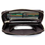 Клатч коричневый Tiding Bag 8039C - Фото № 102