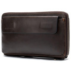 Клатч коричневый Tiding Bag 8039C - Фото № 105