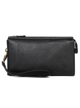 Клатч мужской черный Tiding Bag 8071A