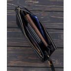 Клатч мужской черный Tiding Bag 8071A - Фото № 101