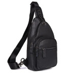 Сумка на грудь мужская кожаная Tiding Bag 8509A - Фото № 100