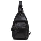 Сумка на грудь мужская кожаная Tiding Bag 8509A - Фото № 102