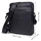 Сумка мужская кожаная через плечо черная Tiding Bag 8716A - Фото № 101 Сумка мужская кожаная через плечо черная Tiding Bag 8716A - Фото № 101
