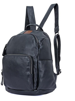 Рюкзак кожаный Tiding Bag 88101A