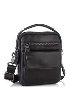 Барсетка чоловіча шкіряна через плече Tiding Bag 8852A